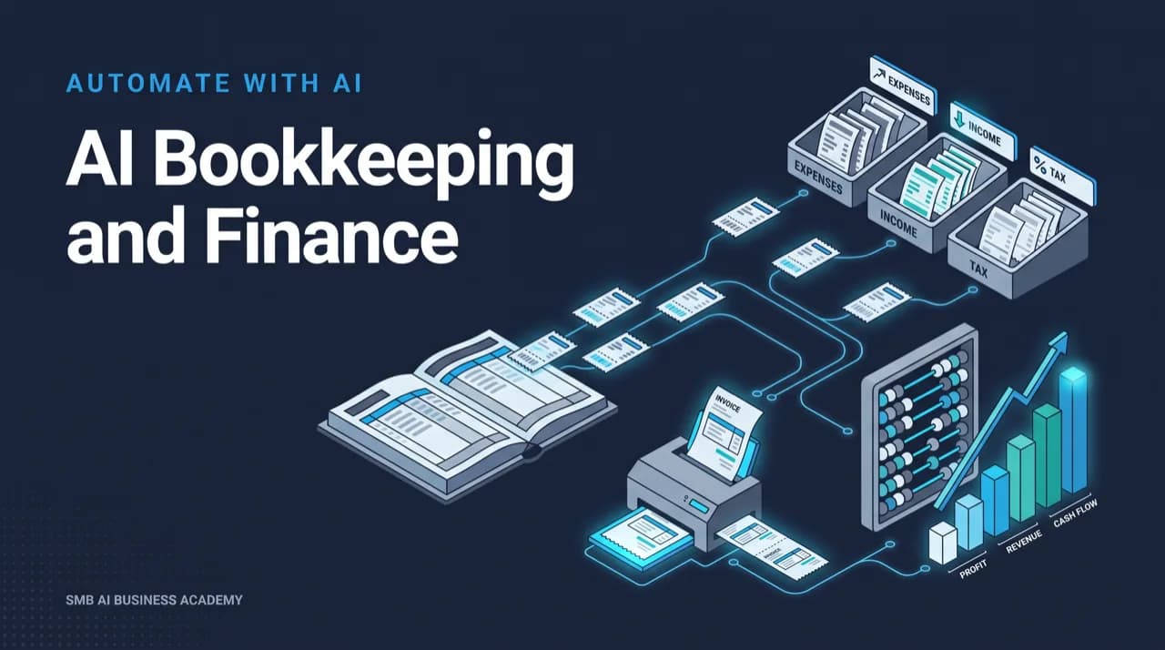 AI for Bookkeeping, Invoicing & Finance cover artwork