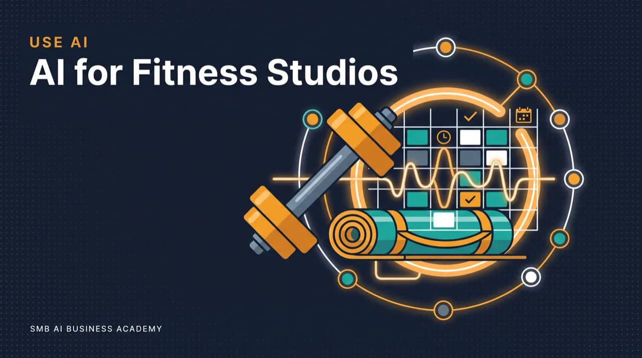 AI for Fitness Studios, Gyms & Wellness Practices cover artwork