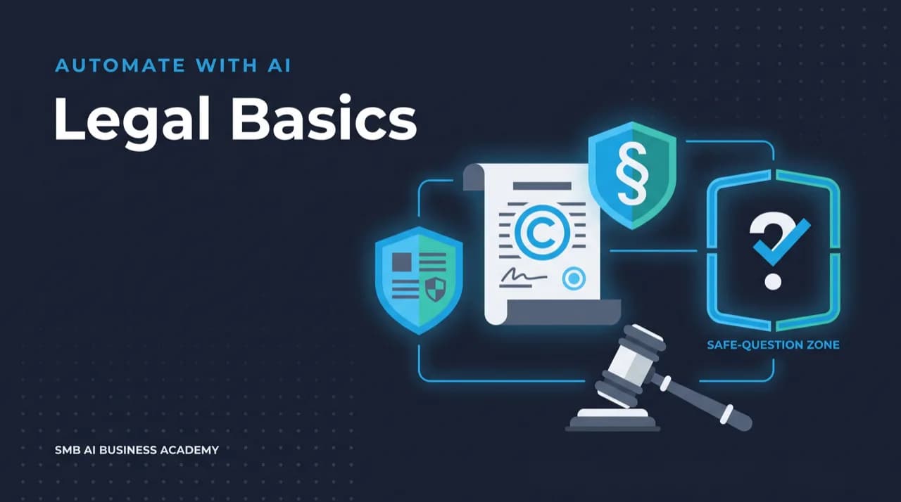 Legal Basics for SMBs Using AI cover artwork
